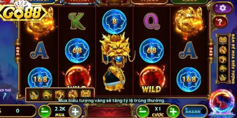 Chơi kho báu tứ linh Go88 nhận jackpot khủng